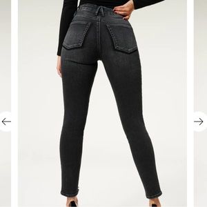 Good American GOOD LEGS JEANS in Black 150 NWT